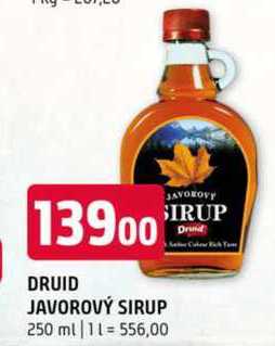 DRUID JAVOROVY SIRUP 250  ml