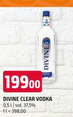 DIVINE CLEAR VODKA 0,5 l