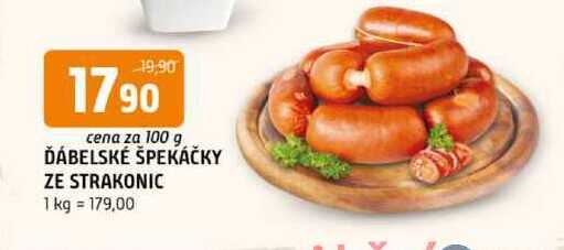 ĎÁBELSKÉ ŠPEKÁČKY ZE STRAKONIC 100 g