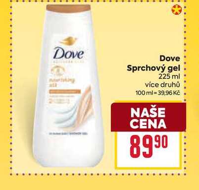 Dove Sprchový gel 225 ml