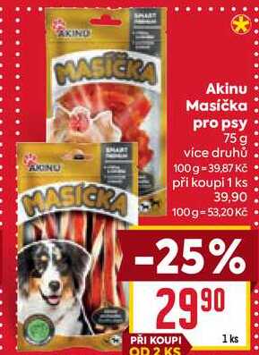 Akinu Masička pro psy 75 g 