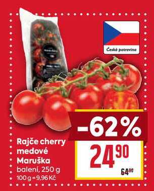 Rajče cherry medové Maruška balení, 250 g 
