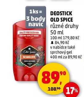 DEOSTICK OLD SPICE různé druhy, 50 ml