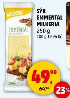 SÝR EMMENTAL MILKERIA, 250 g