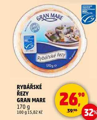 RYBÁŘSKÉ ŘEZY GRAN MARE, 170 g  