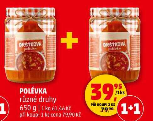 POLÉVKA různé druhy, 650 g 