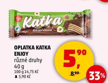OPLATKA KATKA ENJOY různé druhy, 40 g 