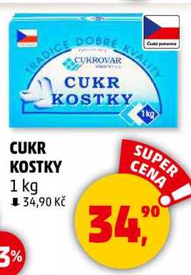 CUKR KOSTKY, 1 kg 