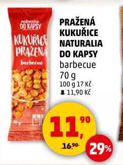 PRAŽENÁ KUKUŘICE DO KAPSY barbecue, 70 g