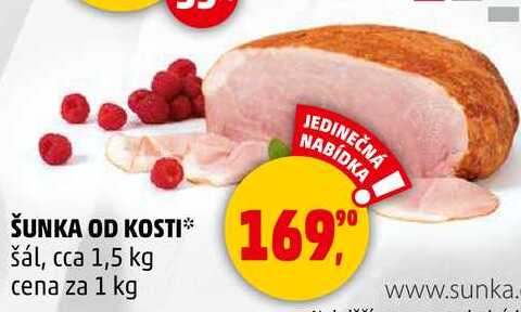ŠUNKA OD KOSTI šál, 1 kg