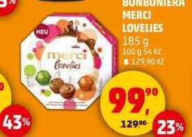 BONBONIERA MERCI LOVELIES, 185 g 