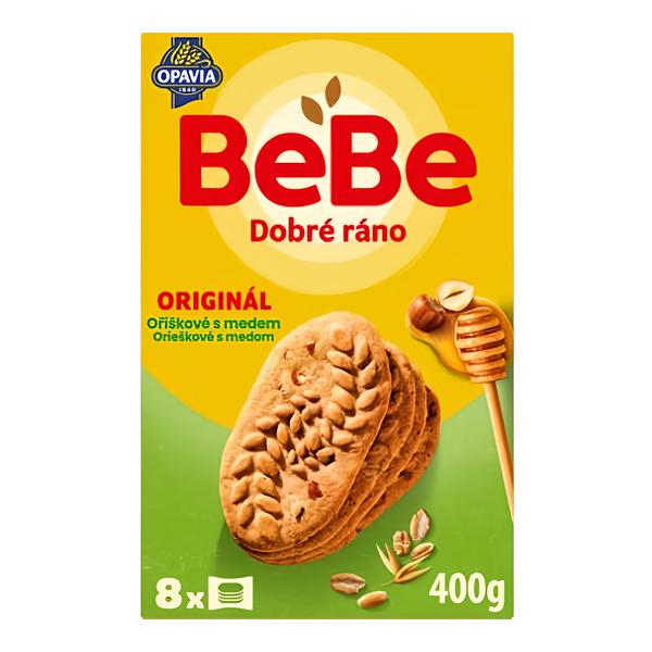 Opavia sušenky BeBe Dobré Ráno oříškové s medem 8 x 50g