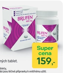 BRUFEN® 400 mg 100 potahovaných tablet