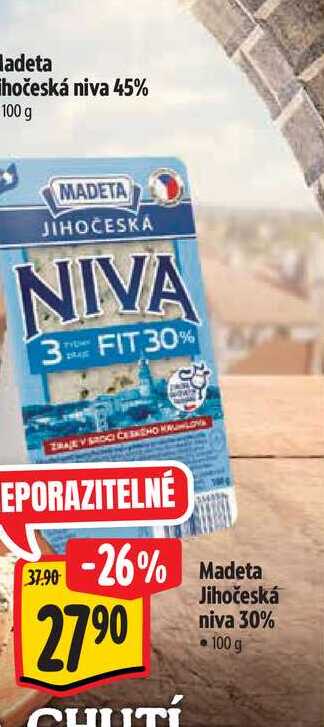  MADETA JIHOČESKA NIVA  30% 100 g 