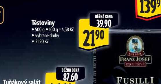   Těstoviny 500 g 