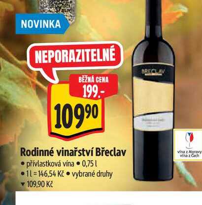  Rodinné vinařství Břeclav 0,75 l