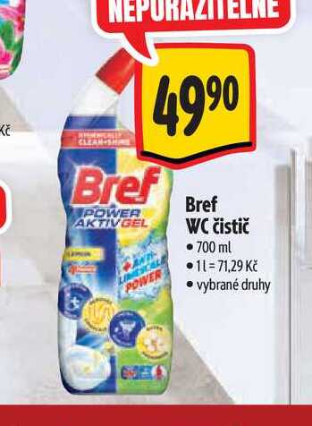   Bref WC čistič 700 ml  