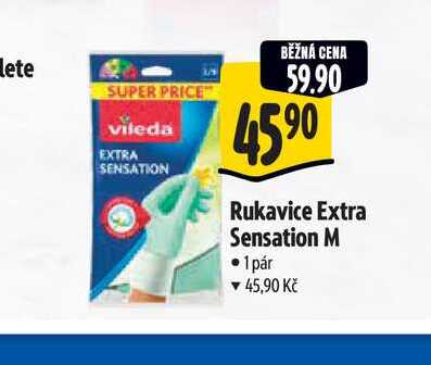   Rukavice Extra Sensation M  1 pár  