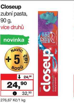Closeup zubní pasta, 90 g