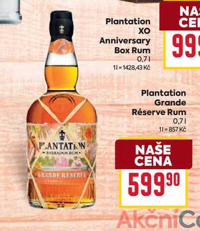 Plantation Grande Réserve Rum 0,7l