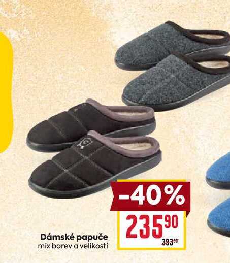 Dámské papuče mix barev a velikosti