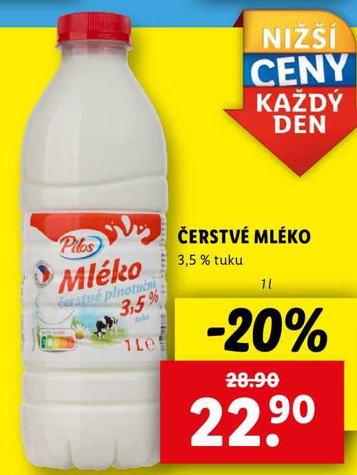ČERSTVÉ MLÉKO, 1 l