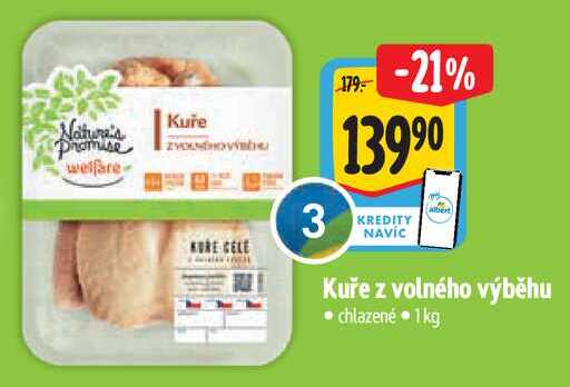 Kuře z volného výběhu, 1 kg