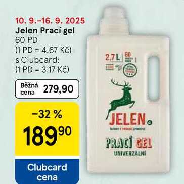 Jelen Prací gel, 60 PD  