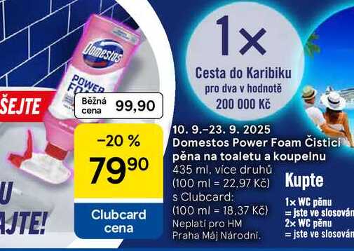 Domestos Power Foam Čisticí pěna na toaletu a koupelnu, 435 ml, více druhů  