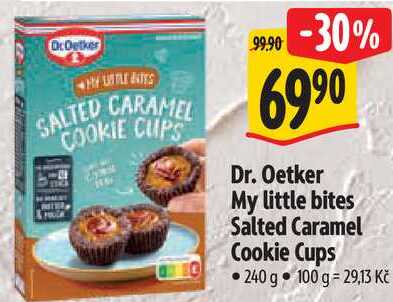 Dr. Oetker My little bites Salted Caramel Cookie Cups, 240 g