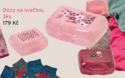Dózy na svačinu, 3 ks