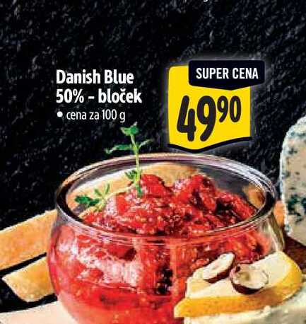 Danish Blue 50% - bloček 100 g