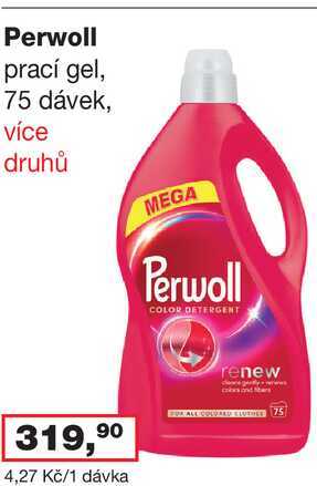 Perwoll prací gel, 75 dávek, více druhů 