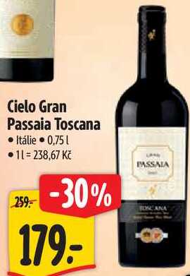 Cielo Gran Passaia Toscana, 0,75 l