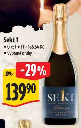 Sekt 1, 0,75 l
