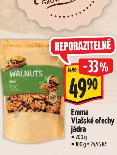   Emma Vlašské ořechy jádra 200 g 