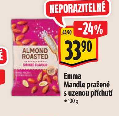  Emma Mandle pražené s uzenou příchutí   100g 
