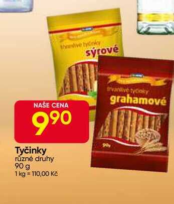 DRU Tyčinky různé druhy 90 g 