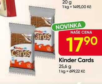 Kinder Cards 25,6 g
