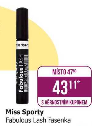Miss Sporty Fabulous Lash řasenka 