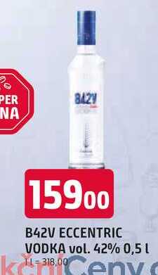 B42V ECCENTRIC VODKA vol. 42% 0,5l