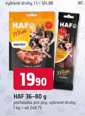 HAF 36-80 g Mls pochoutka pro psy, vybrané druhy 