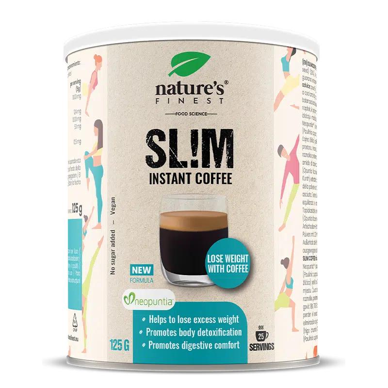Slim Coffee | Káva na hubnutí | Kontrola chuťových přání | Neopuntia™ | Odstranění tuků a cukrů | Premium Arabica | Bez přidaného cukru