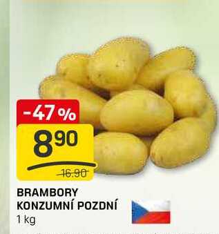 BRAMBORY KONZUMNÍ POZDNÍ 1 kg 