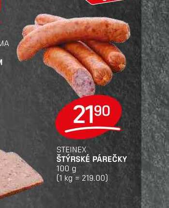 ŠTÝRSKÉ PÁREČKY 100 g