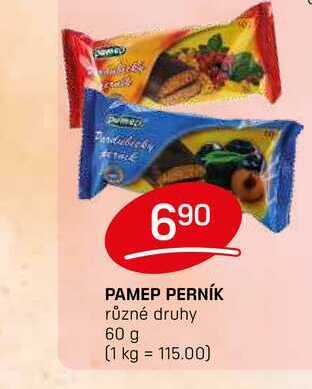 PAMEP PERNÍK různé druhy 60 g