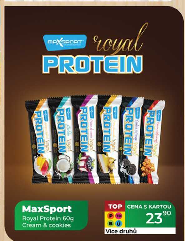 MaxSport Royal Protein 60g Cream & cookies