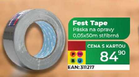 Fest Tape Páska na opravy 0,05x50m stříbrná