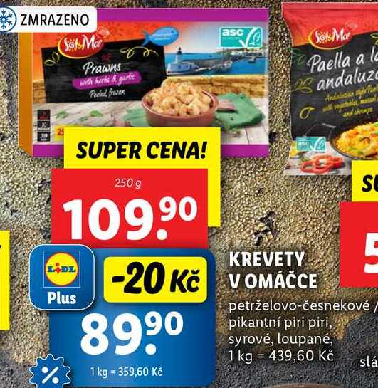 KREVETY V OMÁČCE, 250 g
