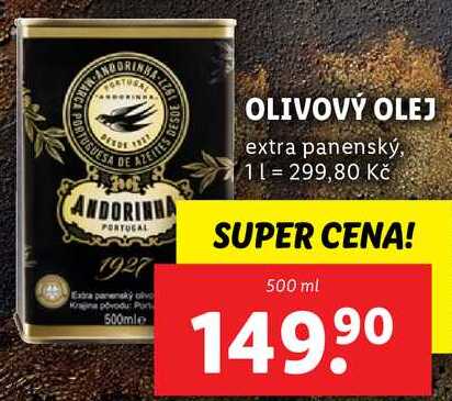 OLIVOVÝ OLEJ, 500 ml